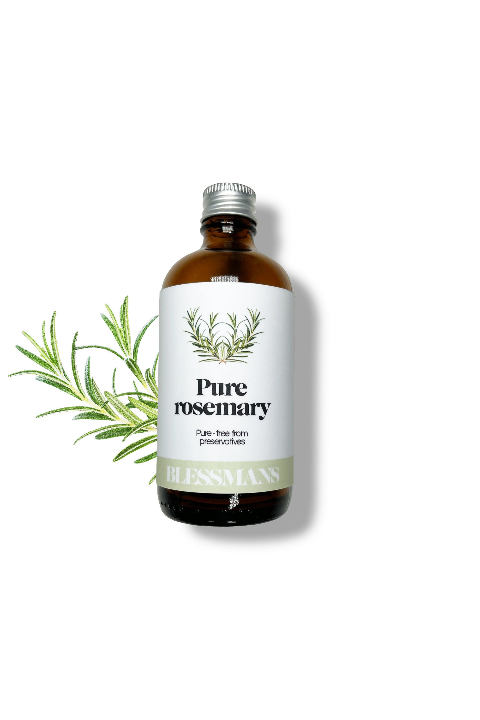 Pure Rosemary Essential Oil for Hair Loss Haircare and Skincare 100% Pure  Undiluted Less Plastic & Eco Packaging 10ml, 30ml,50ml, 100ml 