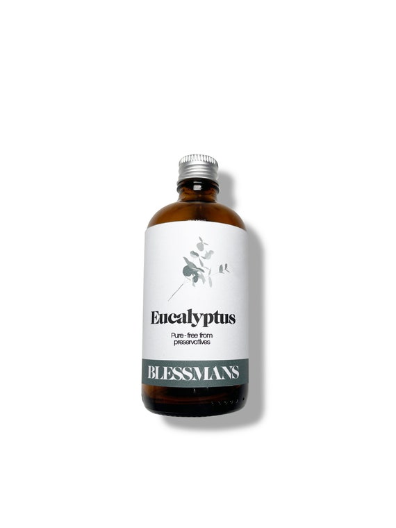 Pure eucalyptus essential oil | Blessman's pure & undiluted | bath oils, less plastic packaging