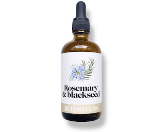 Pure rosemary and blackseed oil | hair & body oil