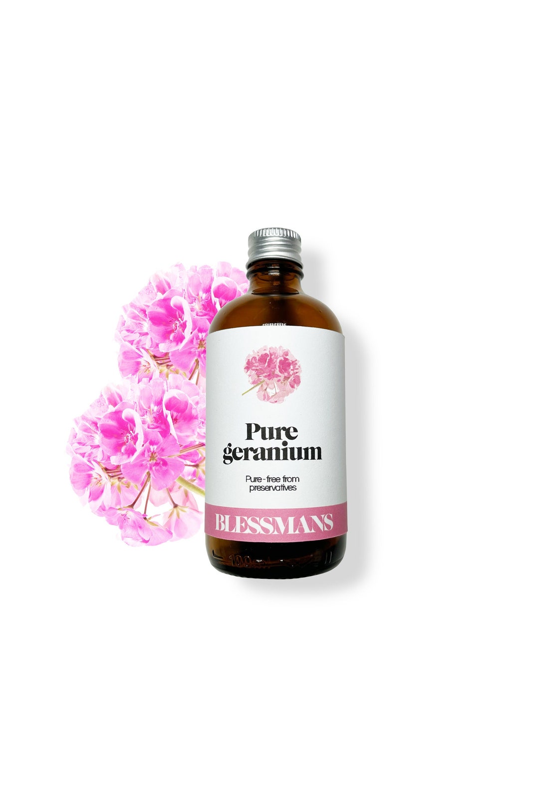 Pure Rose Geranium Essential Oil Pure & Natural, Unrefined, Undiluted