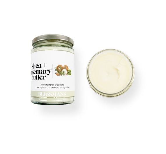 Whipped Shea Butter & Rosemary Oil: Natural Skin Moisturizer