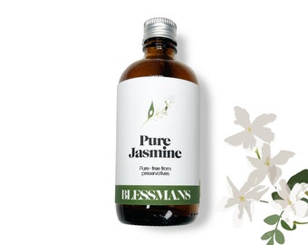 Pure jasmine essential oil | For aromatherapy , skincare, haircare | less plastic | 10ml, 30ml, 50ml,100ml,500ml, 1 litre