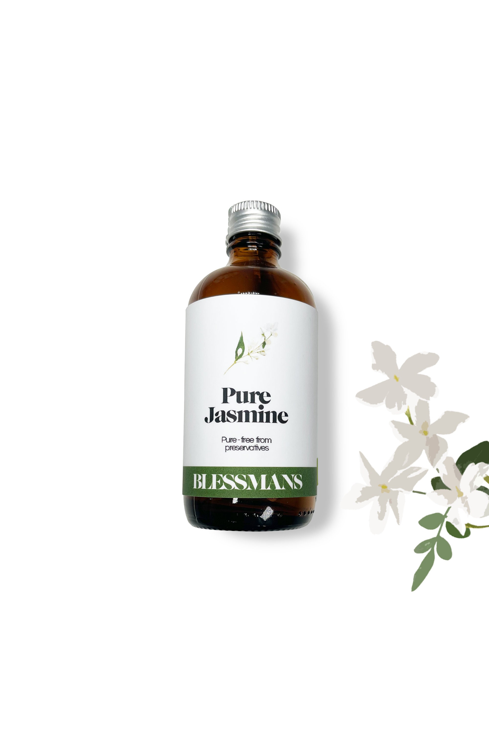 Pure Jasmine Essential Oil for Aromatherapy , Skincare, Haircare Less  Plastic 10ml, 30ml, 50ml,100ml,500ml, 1 Litre 