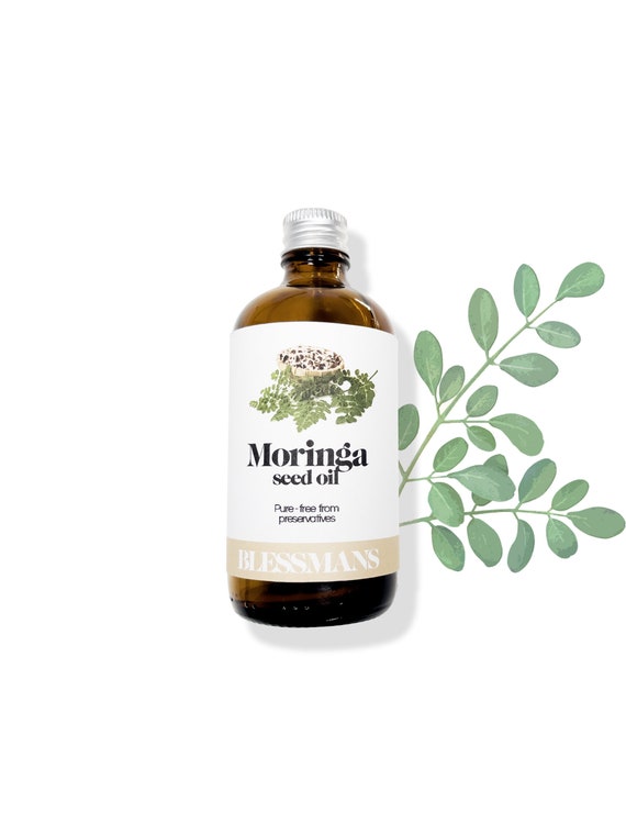 Cold Pressed Moringa Seed Oil: Natural Body & Hair Oil