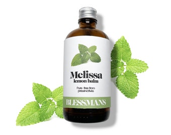 Aceite esencial puro de melisa: bálsamo de limón sin diluir para aromaterapia