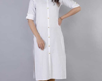 white long frock suit