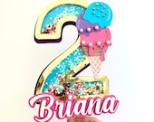 Two Sweet Cake Topper,Ice Cream Party decor,Sweet Birthday Party Topper,One Sweet Year Theme,Ice cream birthday,Ice cream cake Il_170x135