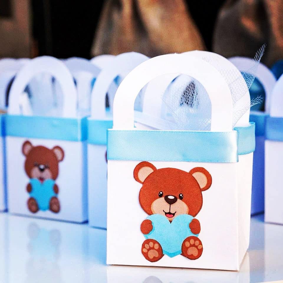 Teddy Bear Favor Boxes: Baby Shower Party Decoration - Etsy