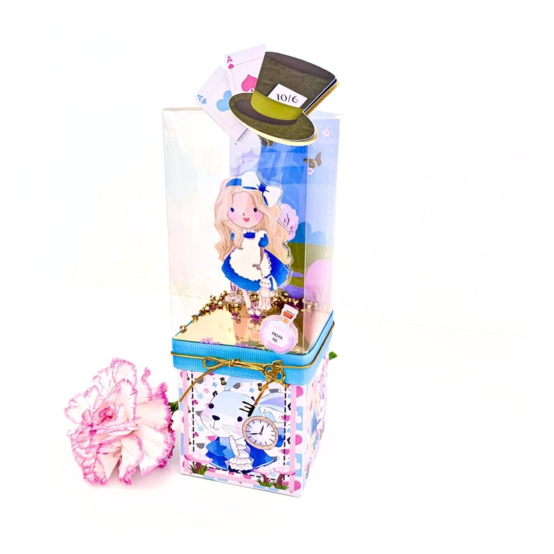 Alice in Onederland Favor Boxes, Wonderland 1st Birthday Party ...
