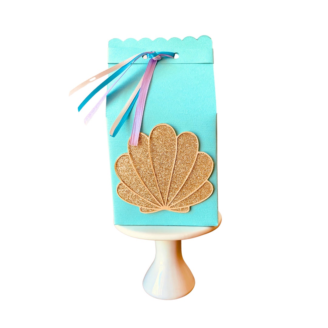 Mermaid Party Favor Box: Personalized Under the Sea Baby Shower - Etsy