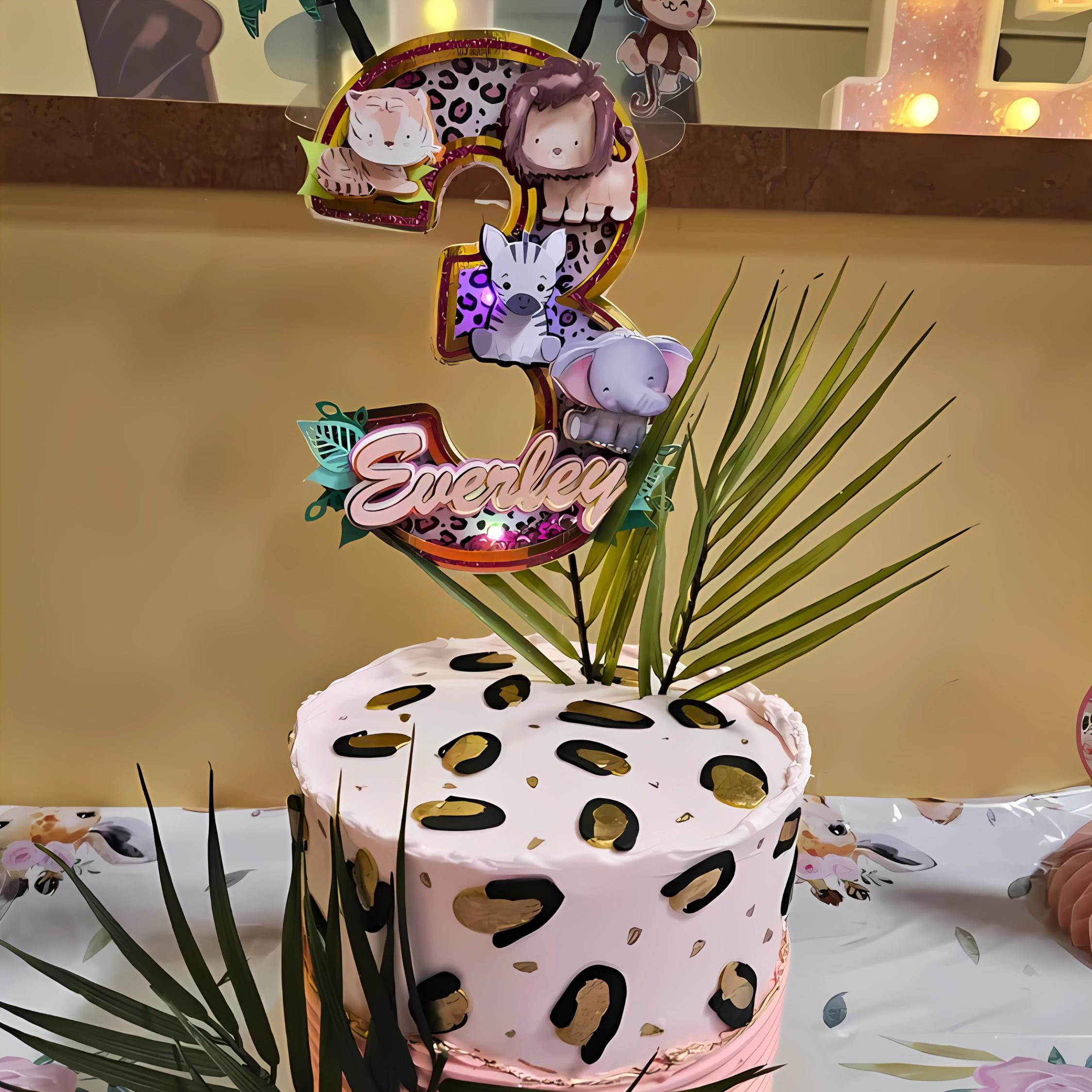Torta safari per il dolcissimo Edoardo.Buon primo compleanno piccolo