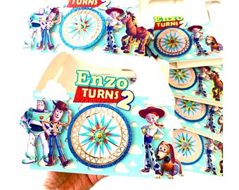 Toy Story Birthday Gable Box: Woody and Buzz Party Favor
