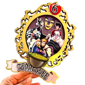 Villains Party Decor, Disney Evil Queen Cake Topper, Maleficent Birthday, Halloween Theme, Villains Centerpiece
