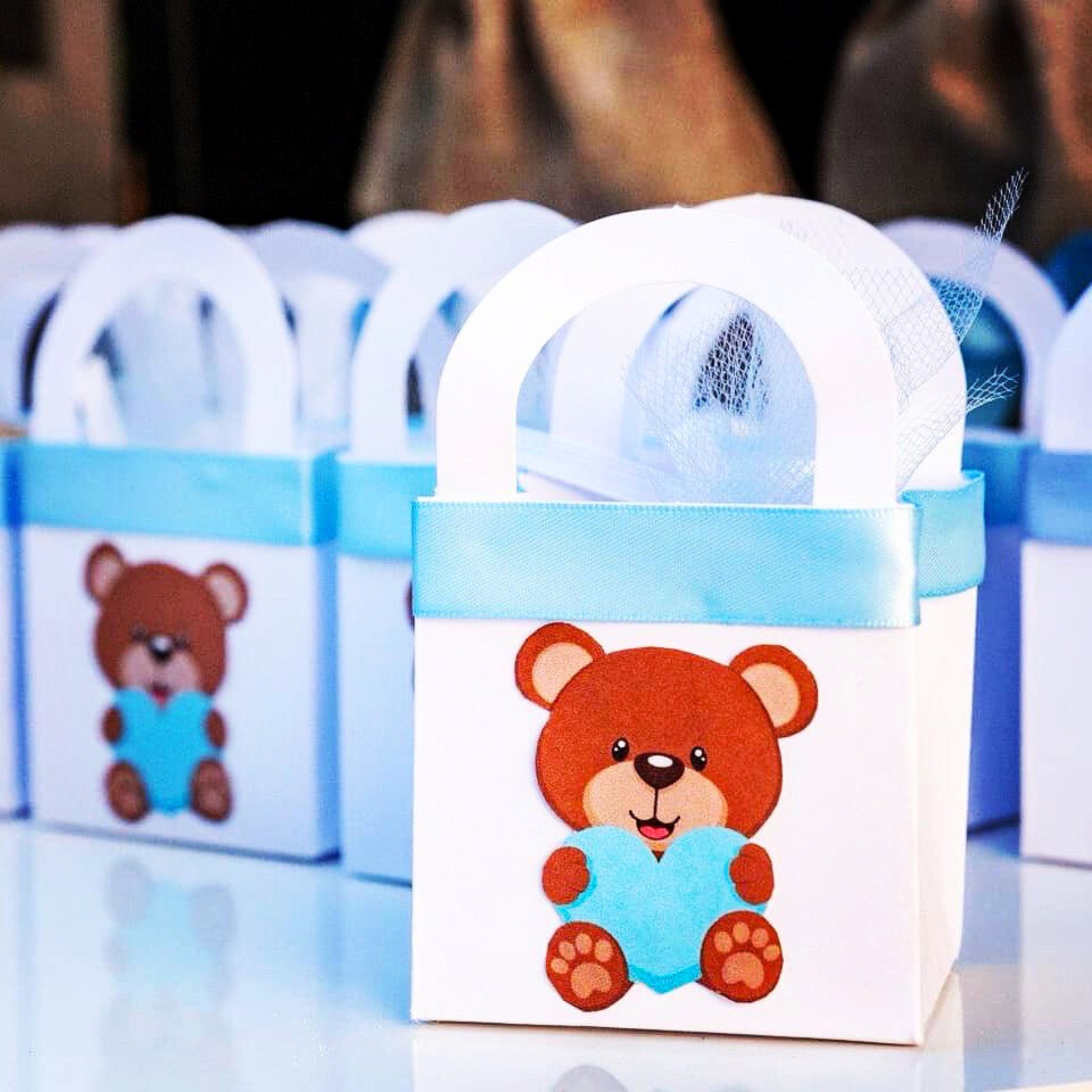 Teddy Bear Cake Topper: Boy Baby Shower Decoration - Etsy