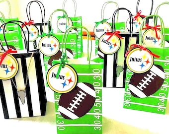 Gepersonaliseerde bedankzakjes voetbal: decor verjaardagsfeestje sportteam