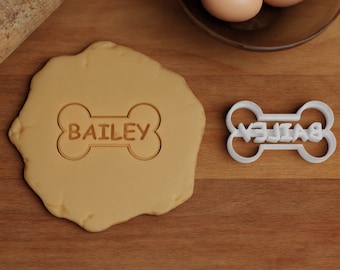 Personalized Dog Bone Cookie/Treat Cutter