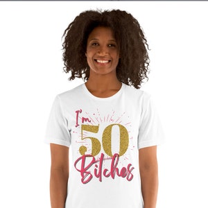 PNG divertido de 50 cumpleaños: "Tengo 50 años", diseño de sublimación (descarga digital) imagen 8