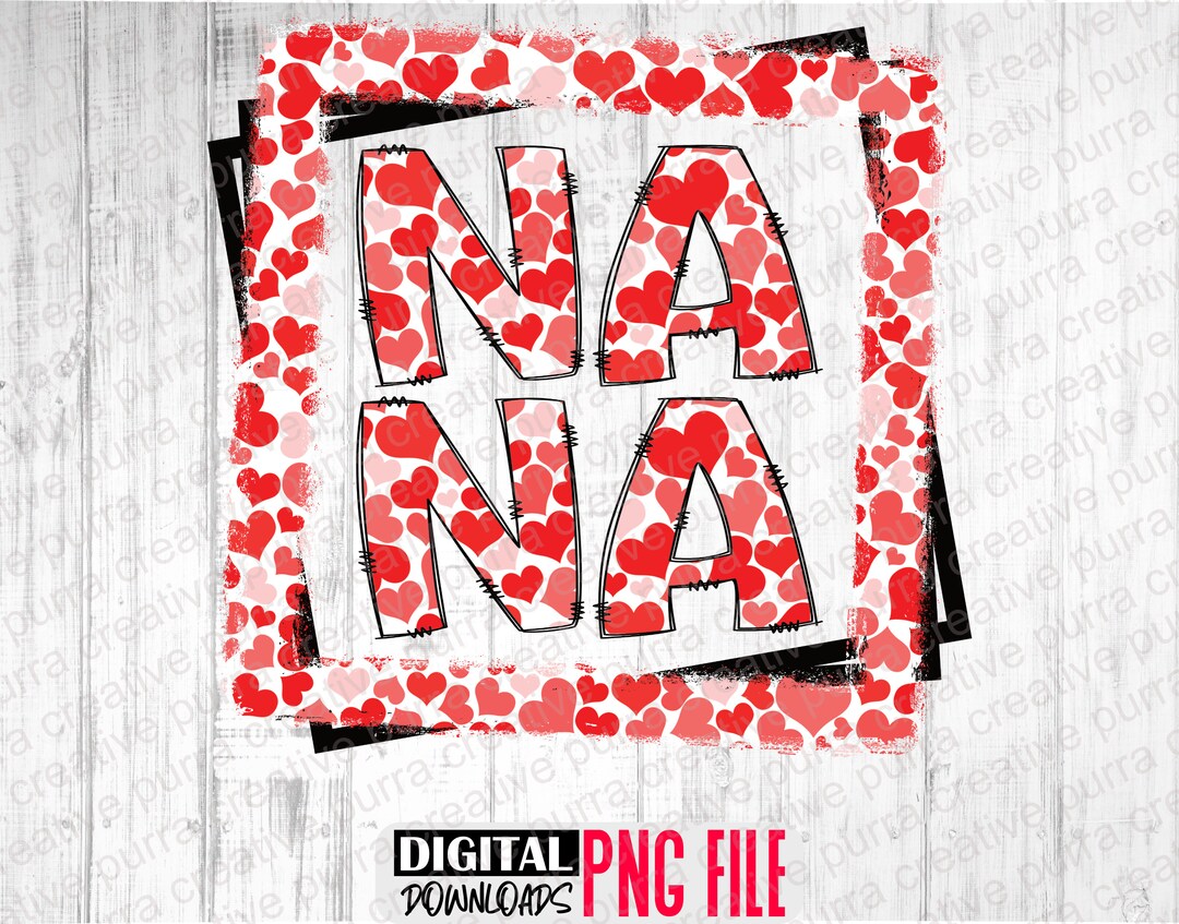 Nana Heart Frame Png, Nana Heart Png, Heart Frame Png, Grandma Heart ...