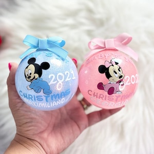 Babys erste Weihnachten Ornament, personalisierte Baby 1. Ornament, Babys erste Weihnachten Ornament, Junge oder Mädchen erste Weihnachten Ornament 2025