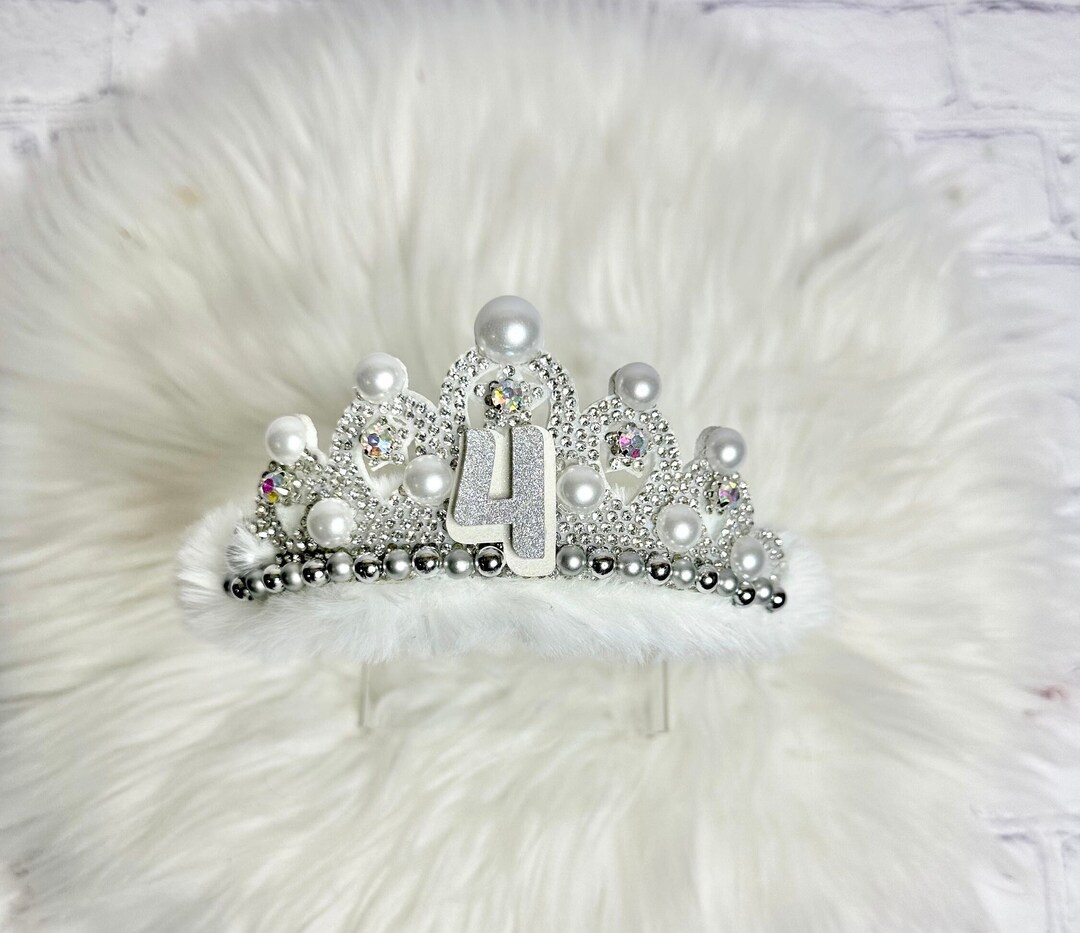 Princess Crown Silver Crown Number Crown Princess Costume - Etsy