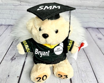 Personalized Teddy Bear, Stuffed Bear, Graduate teddybear, Graduation Gift, Personalized Graduation Bear, preschool-Kindergarten-high school