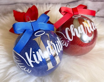 Adorno conmemorativo personalizado: Alas de ángel, un recuerdo amoroso