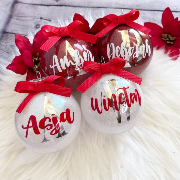 Glitter Ornaments Etsy