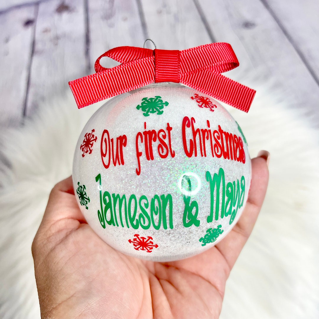 Our First Christmas Ornament 2024, Christmas Ornament, Personalized