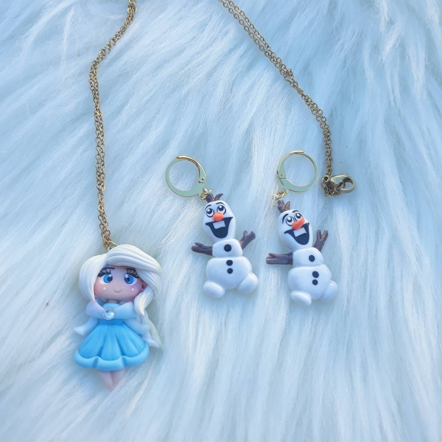 Frozen necklace Frozen Queen Elsa Inspired Children's Etsy