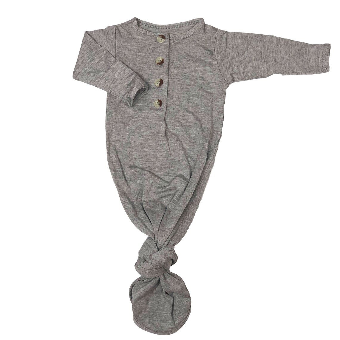 button up sleep gown