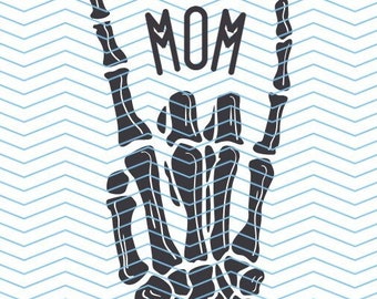 Mamá Vida PNG - Mamá Camisa - Mamá - Mano Esqueleto - Mamá