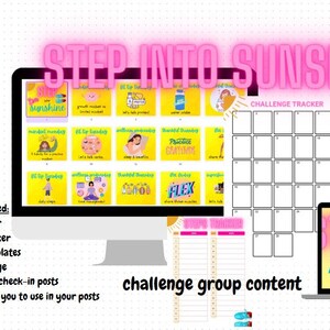 Coach Sunshine Challenge Group - Summer Fitness Content - Posting Guide - BODi Coach