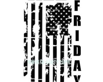RED Friday SVG - Remember Everyone Deployed - Deployment SVG File