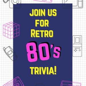 80s Trivia Social Media Game Package - Facebook Engagement Game - FB Group Game - Digital Download