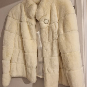 Off White Chinchilla fur