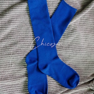 Blue socks under the knee socks Halloween Costume / cosplay sock