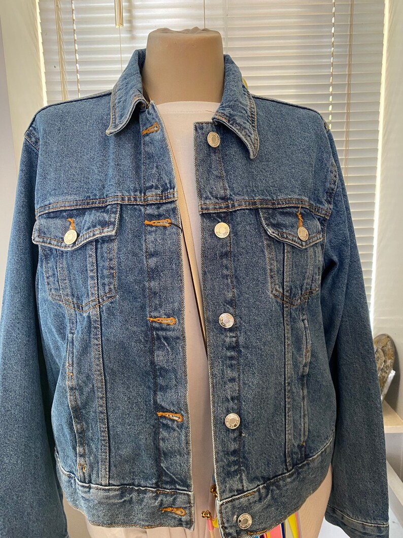 Reworked Denim Jacket - Etsy