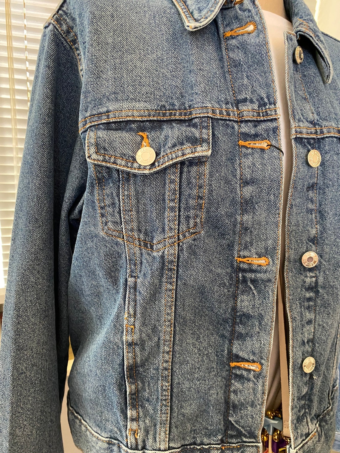 Reworked Denim Jacket - Etsy UK