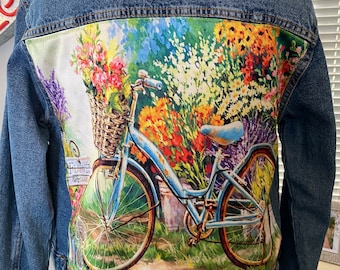 Reworked denim jacket