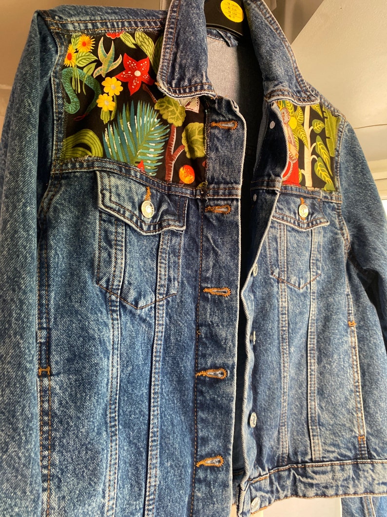 Reworked Frida Kahlo Custom Denim Jacket - Etsy