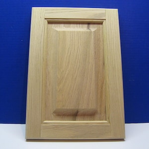 Sale! Unfinished Oak Raised Panel Cabinet Door ** Custom Sizes*