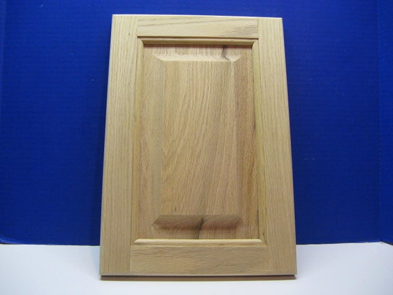 Unfinished Oak Raised Panel Cabinet Door Custom Sizes Etsy