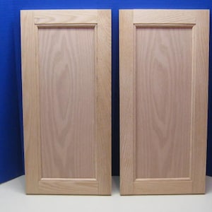 Unfinished Oak Flat Panel Cabinet Door also Custom Sizes!!!