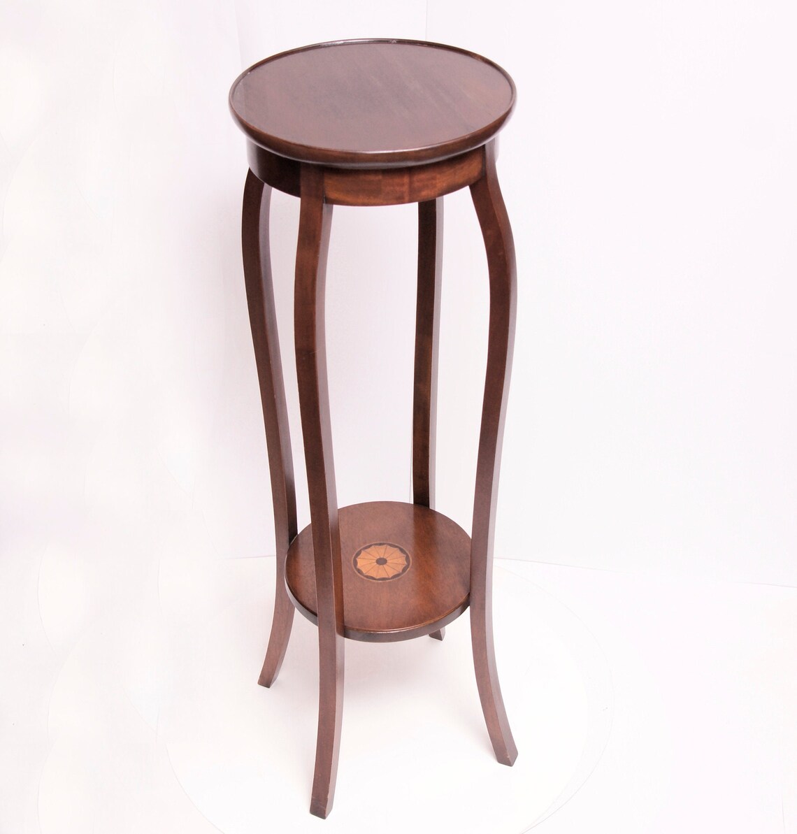 Vintage Tall Mahogany Plant/Fern Stand Edwardian Style Etsy