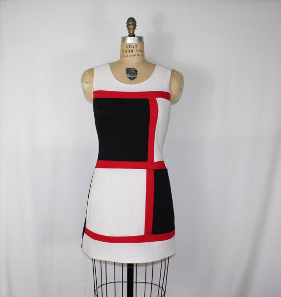 Unique YSL Mondrian collection inspired 1960s mod