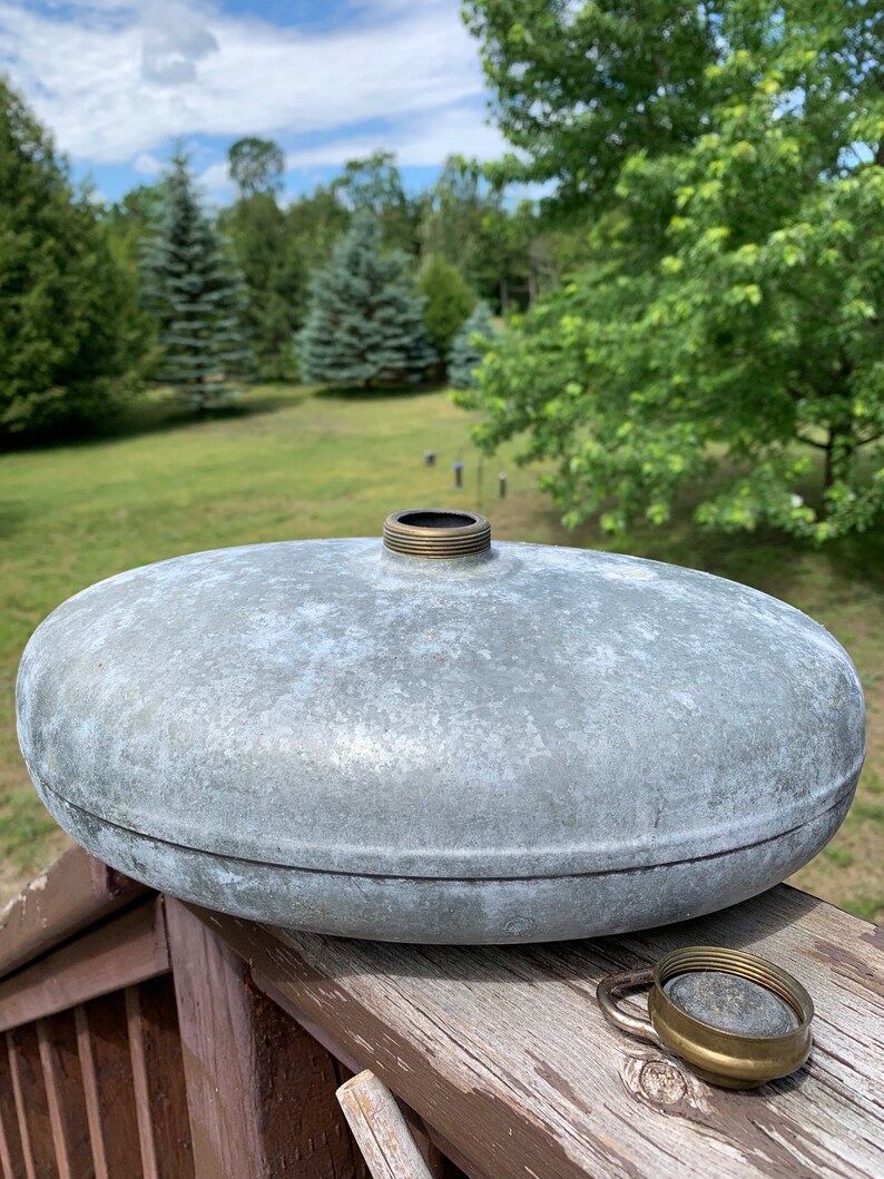 Vintage Metal Bed Warmer/hot Water Bottle Etsy Canada