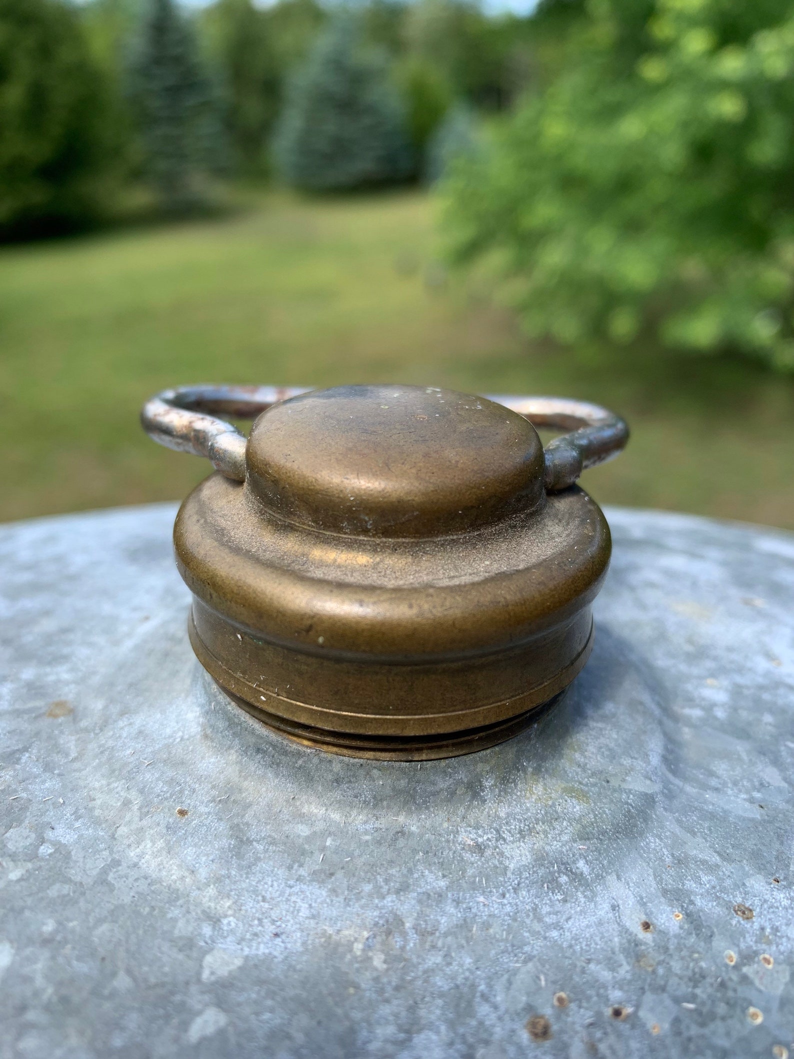 Vintage Metal Bed Warmer/hot Water Bottle Etsy
