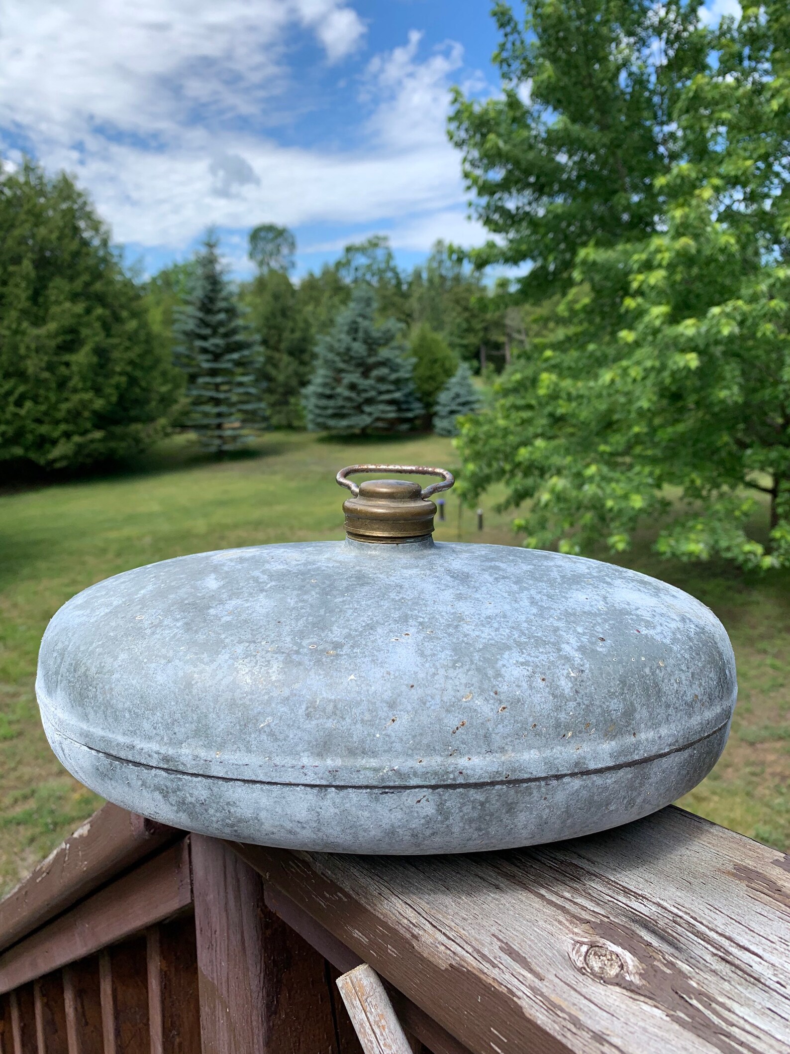 Vintage Metal Bed Warmer/hot Water Bottle Etsy