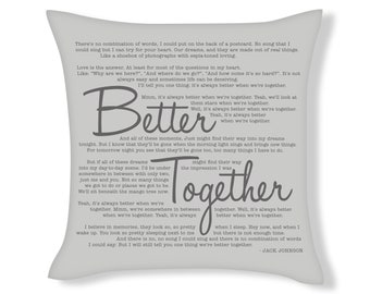 UFCU006 ABBA I try to capture every minute Song Lyrics Cushion Cover Gift