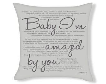 I Could Stay Awake Aerosmith Lyric Quote Scatter Cushion Throw Pillow Cover Gift